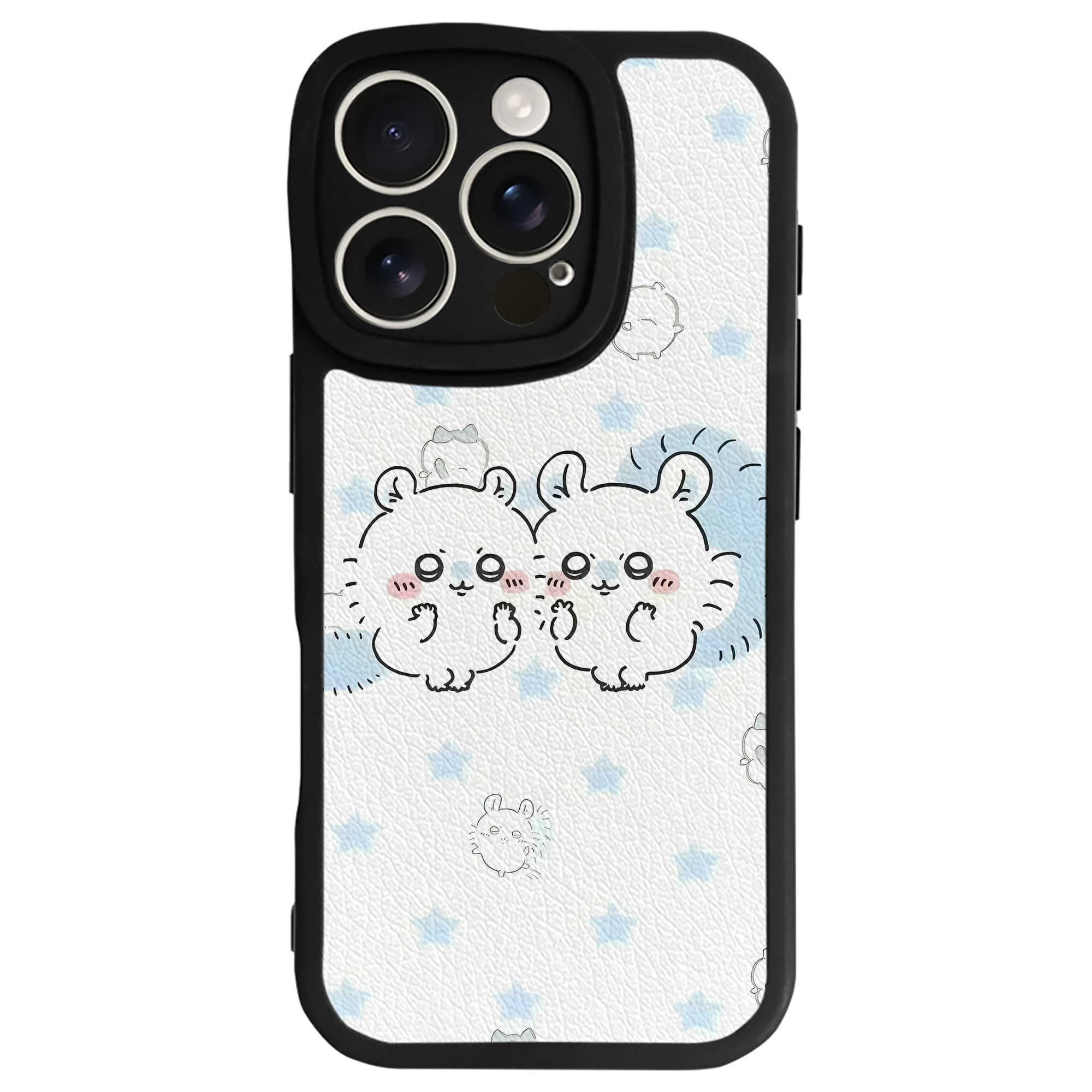 （画像用） ちいかわ Chii-kawa 【iPhone 16シリーズ対応】シリコンスマホケース（レザー調） 材質：シリコン